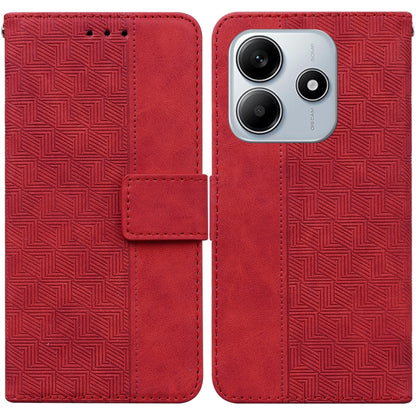 Geometric Embossed Leather Phone Case, For Redmi Note 14 4G 163.25mm, For Redmi Note 14 5G, For Redmi Note 14 Pro / Note 14 Pro+ 5G, For Redmi 14C 4G