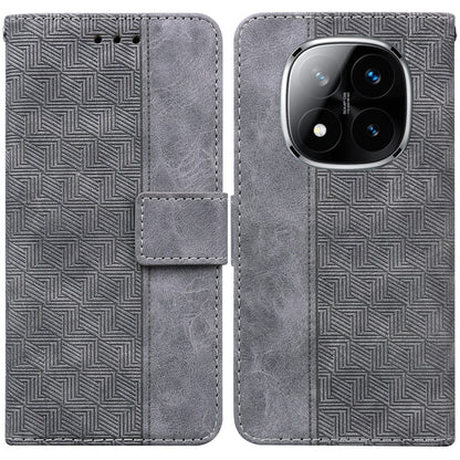 Geometric Embossed Leather Phone Case, For Redmi Note 14 4G 163.25mm, For Redmi Note 14 5G, For Redmi Note 14 Pro / Note 14 Pro+ 5G, For Redmi 14C 4G
