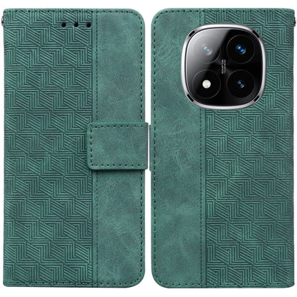 Geometric Embossed Leather Phone Case, For Redmi Note 14 4G 163.25mm, For Redmi Note 14 5G, For Redmi Note 14 Pro / Note 14 Pro+ 5G, For Redmi 14C 4G