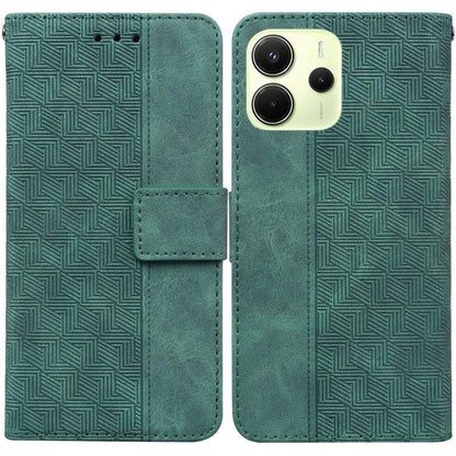 Geometric Embossed Leather Phone Case, For Redmi Note 14 4G 163.25mm, For Redmi Note 14 5G, For Redmi Note 14 Pro / Note 14 Pro+ 5G, For Redmi 14C 4G