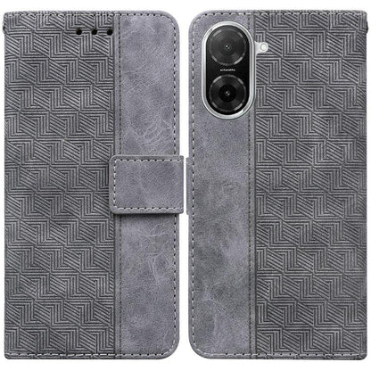 Geometric Embossed Leather Phone Case