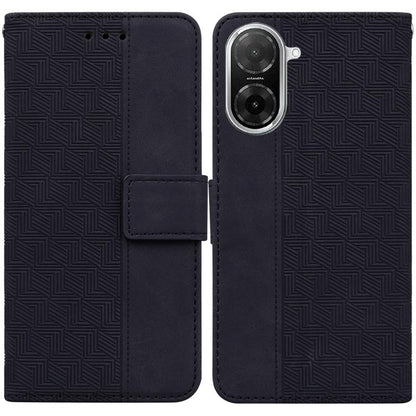 Geometric Embossed Leather Phone Case, For Redmi 15 5G Global / 15 4G SEA 169.5mm, For Redmi 15 5G / 4G EU 171mm, For Redmi A5 4G 173.3mm, For Redmi A5 4G 171.7mm