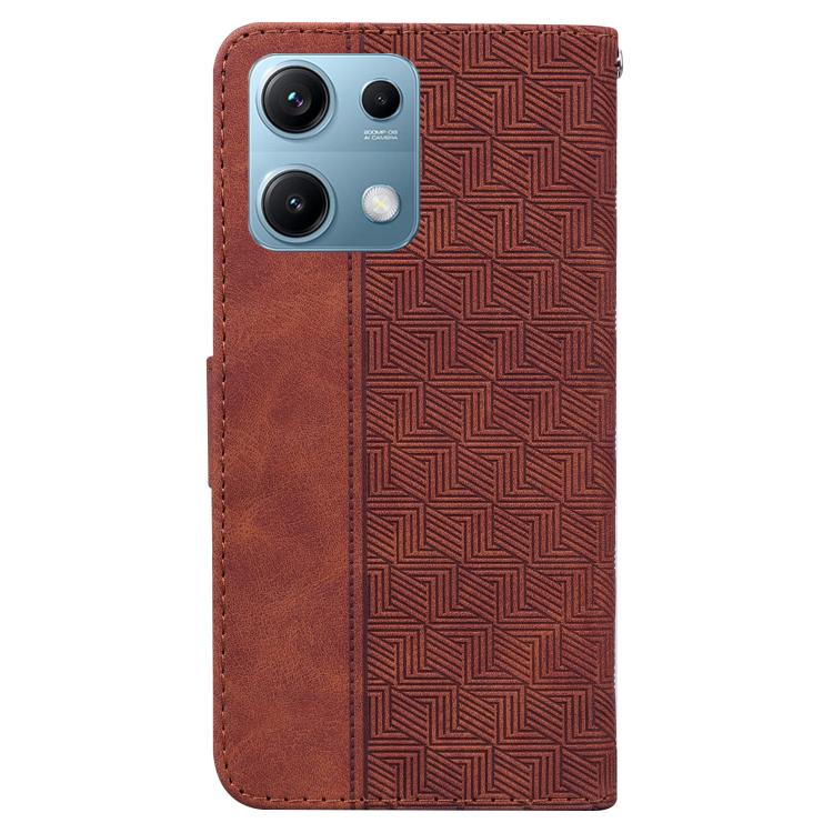 Geometric Embossed Leather Phone Case