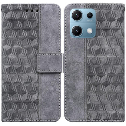 Geometric Embossed Leather Phone Case