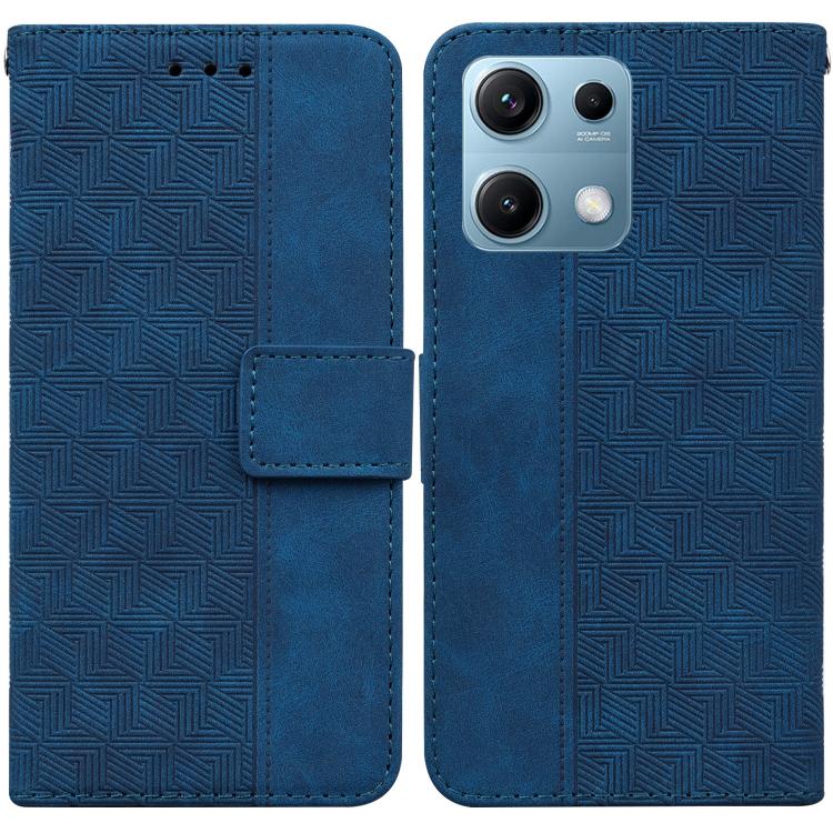 Geometric Embossed Leather Phone Case