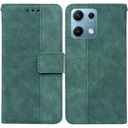 Geometric Embossed Leather Phone Case