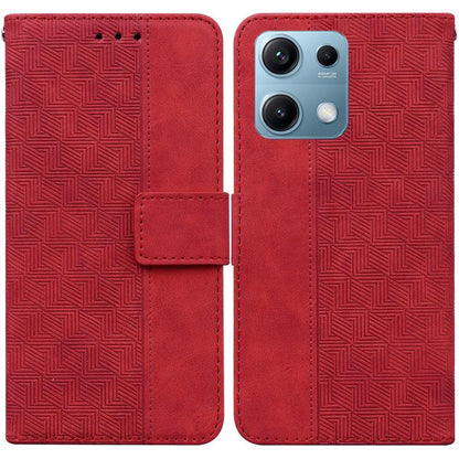 Geometric Embossed Leather Phone Case