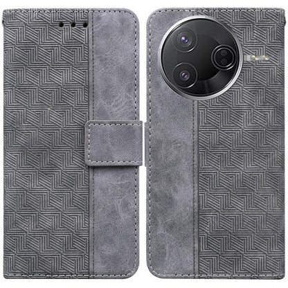 Geometric Embossed Leather Phone Case