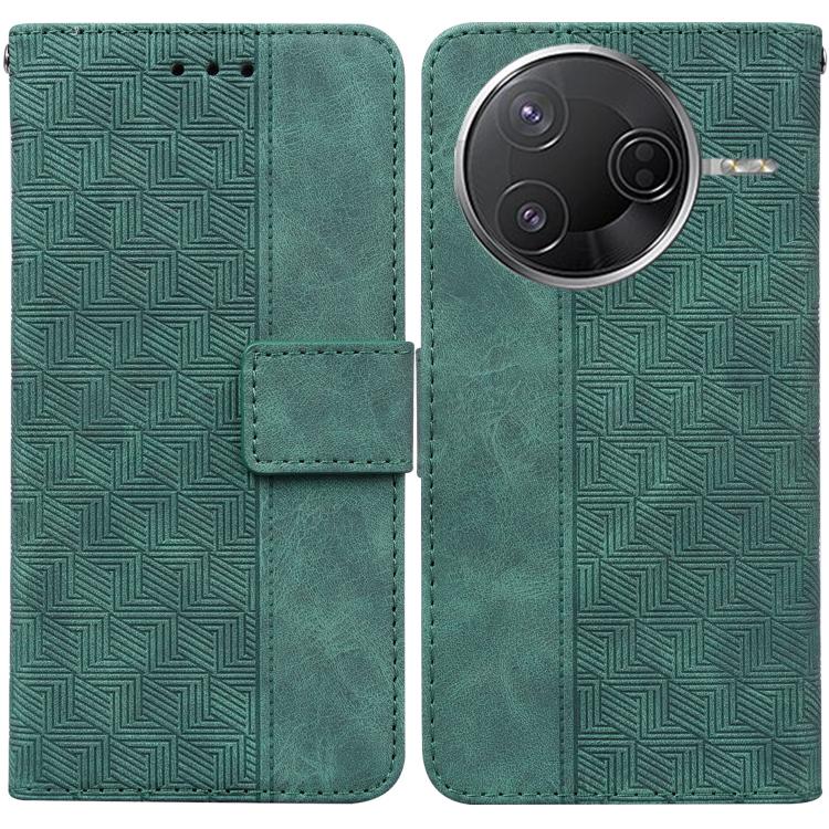 Geometric Embossed Leather Phone Case