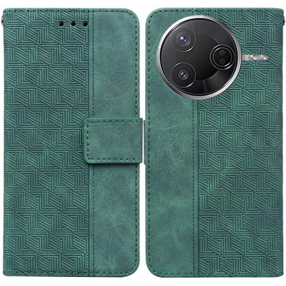 Geometric Embossed Leather Phone Case