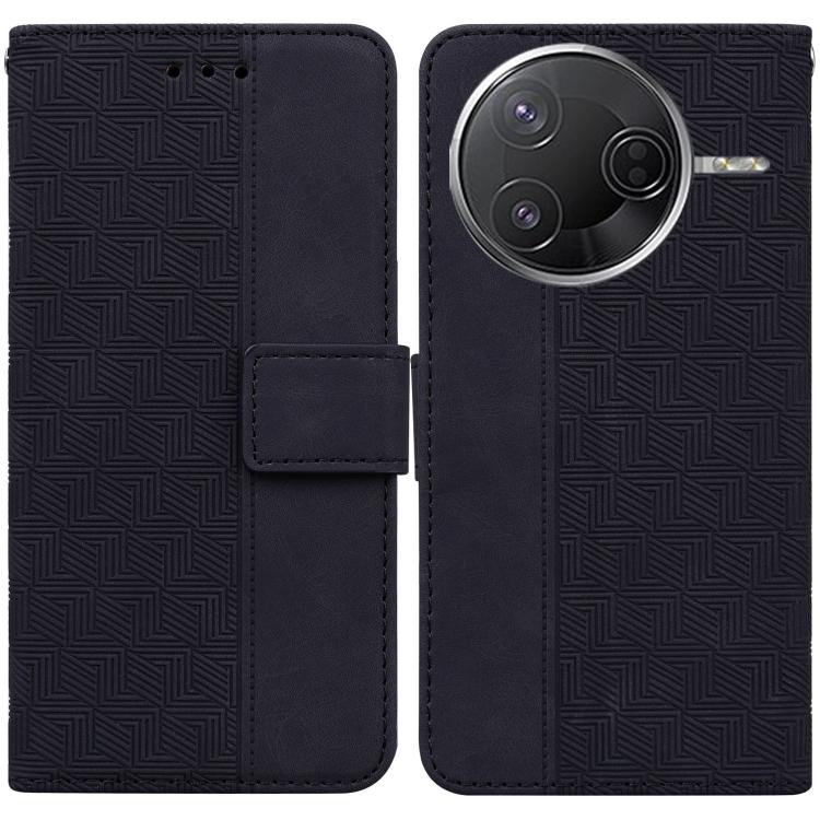 Geometric Embossed Leather Phone Case