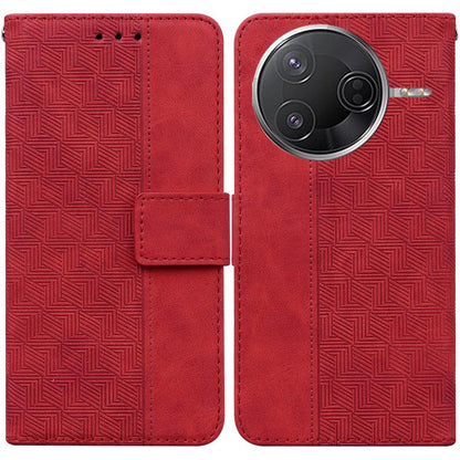 Geometric Embossed Leather Phone Case