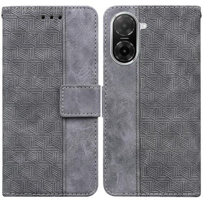 Geometric Embossed Leather Phone Case, For Redmi 15 5G Global / 15 4G SEA 169.5mm, For Redmi 15 5G / 4G EU 171mm, For Redmi A5 4G 173.3mm, For Redmi A5 4G 171.7mm
