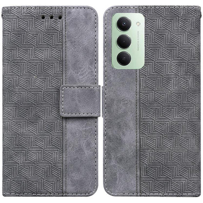 Geometric Embossed Leather Phone Case