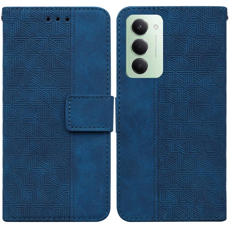 Geometric Embossed Leather Phone Case