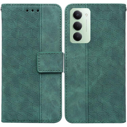 Geometric Embossed Leather Phone Case