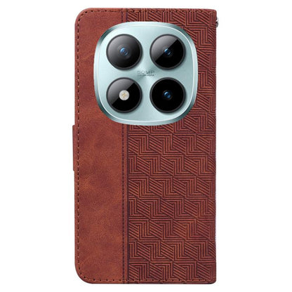 Geometric Embossed Leather Phone Case