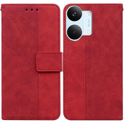 Geometric Embossed Leather Phone Case, For Redmi A7 Pro 4G / 5G 171mm / Poco C85x 5G, For Redmi Turbo 5 Max 5G / Poco X8 Pro Max 5G, For Redmi Turbo 5 5G / Poco X8 Pro 5G, For Redmi Note 15 Pro+ 5G 163.3mm / Poco M8 Pro 5G