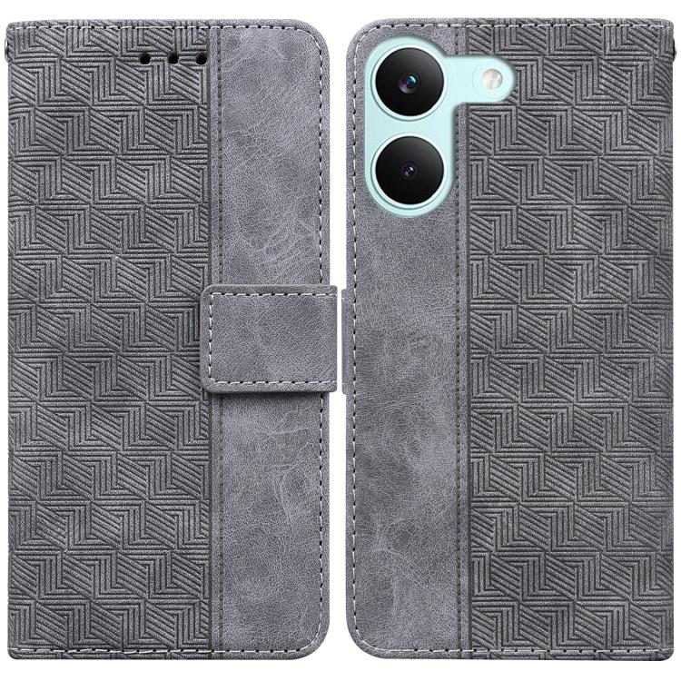 Geometric Embossed Leather Phone Case, For Redmi A7 Pro 4G / 5G 171mm / Poco C85x 5G, For Redmi Turbo 5 Max 5G / Poco X8 Pro Max 5G, For Redmi Turbo 5 5G / Poco X8 Pro 5G, For Redmi Note 15 Pro+ 5G 163.3mm / Poco M8 Pro 5G