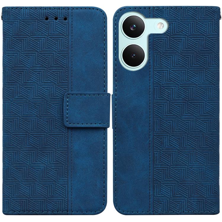 Geometric Embossed Leather Phone Case, For Redmi A7 Pro 4G / 5G 171mm / Poco C85x 5G, For Redmi Turbo 5 Max 5G / Poco X8 Pro Max 5G, For Redmi Turbo 5 5G / Poco X8 Pro 5G, For Redmi Note 15 Pro+ 5G 163.3mm / Poco M8 Pro 5G