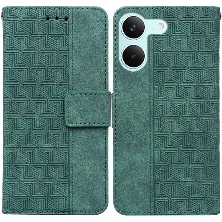 Geometric Embossed Leather Phone Case, For Redmi A7 Pro 4G / 5G 171mm / Poco C85x 5G, For Redmi Turbo 5 Max 5G / Poco X8 Pro Max 5G, For Redmi Turbo 5 5G / Poco X8 Pro 5G, For Redmi Note 15 Pro+ 5G 163.3mm / Poco M8 Pro 5G