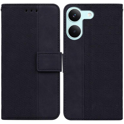 Geometric Embossed Leather Phone Case, For Redmi A7 Pro 4G / 5G 171mm / Poco C85x 5G, For Redmi Turbo 5 Max 5G / Poco X8 Pro Max 5G, For Redmi Turbo 5 5G / Poco X8 Pro 5G, For Redmi Note 15 Pro+ 5G 163.3mm / Poco M8 Pro 5G