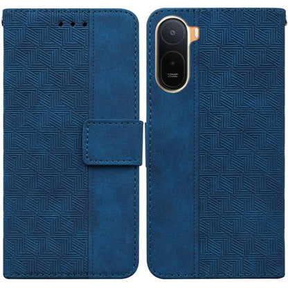 Geometric Embossed Leather Phone Case, For Redmi A7 Pro 4G / 5G 171mm / Poco C85x 5G, For Redmi Turbo 5 Max 5G / Poco X8 Pro Max 5G, For Redmi Turbo 5 5G / Poco X8 Pro 5G, For Redmi Note 15 Pro+ 5G 163.3mm / Poco M8 Pro 5G