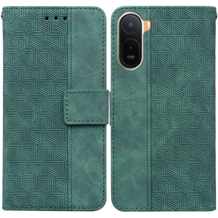 Geometric Embossed Leather Phone Case, For Redmi A7 Pro 4G / 5G 171mm / Poco C85x 5G, For Redmi Turbo 5 Max 5G / Poco X8 Pro Max 5G, For Redmi Turbo 5 5G / Poco X8 Pro 5G, For Redmi Note 15 Pro+ 5G 163.3mm / Poco M8 Pro 5G