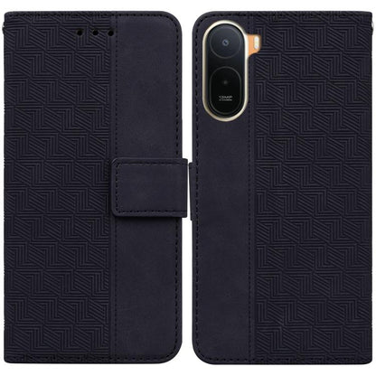 Geometric Embossed Leather Phone Case, For Redmi A7 Pro 4G / 5G 171mm / Poco C85x 5G, For Redmi Turbo 5 Max 5G / Poco X8 Pro Max 5G, For Redmi Turbo 5 5G / Poco X8 Pro 5G, For Redmi Note 15 Pro+ 5G 163.3mm / Poco M8 Pro 5G