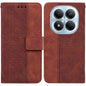 Geometric Embossed Leather Phone Case, For Redmi Note 15 4G / 5G Global 164mm / Poco M8 5G, For Redmi Note 15 Pro 4G Global 163.2mm, For Redmi Note 15 Pro 5G Global 163.6mm, For Redmi 15C 5G / 4G EU 173mm / Poco C85 5G