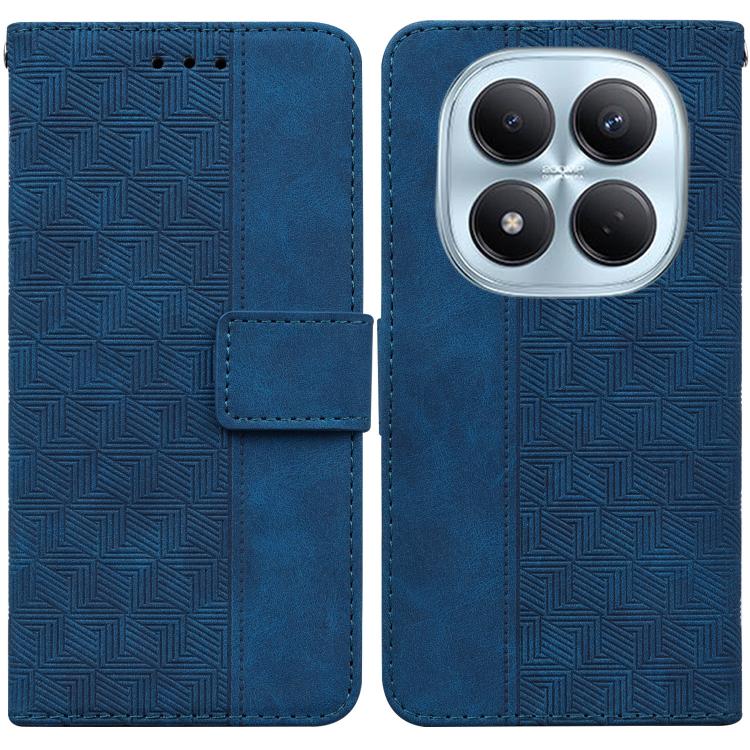 Geometric Embossed Leather Phone Case, For Redmi Note 15 4G / 5G Global 164mm / Poco M8 5G, For Redmi Note 15 Pro 4G Global 163.2mm, For Redmi Note 15 Pro 5G Global 163.6mm, For Redmi 15C 5G / 4G EU 173mm / Poco C85 5G