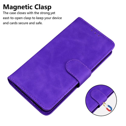 Skin Feel Pure Color Flip Leather Phone Case