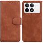 Skin Feel Pure Color Flip Leather Phone Case