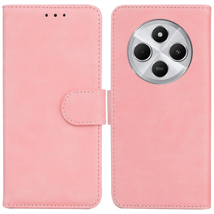 Skin Feel Pure Color Flip Leather Phone Case