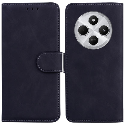 Skin Feel Pure Color Flip Leather Phone Case