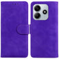 Skin Feel Pure Color Flip Leather Phone Case, For Redmi Turbo 4 / Xiaomi Poco X7 Pro, For Redmi Note 14 4G 163.25mm, For Redmi Note 14 5G, For Redmi Note 14 Pro / Note 14 Pro+ 5G