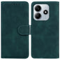 Skin Feel Pure Color Flip Leather Phone Case, For Redmi Turbo 4 / Xiaomi Poco X7 Pro, For Redmi Note 14 4G 163.25mm, For Redmi Note 14 5G, For Redmi Note 14 Pro / Note 14 Pro+ 5G