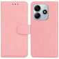 Skin Feel Pure Color Flip Leather Phone Case