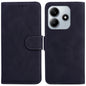 Skin Feel Pure Color Flip Leather Phone Case, For Redmi Turbo 4 / Xiaomi Poco X7 Pro, For Redmi Note 14 4G 163.25mm, For Redmi Note 14 5G, For Redmi Note 14 Pro / Note 14 Pro+ 5G