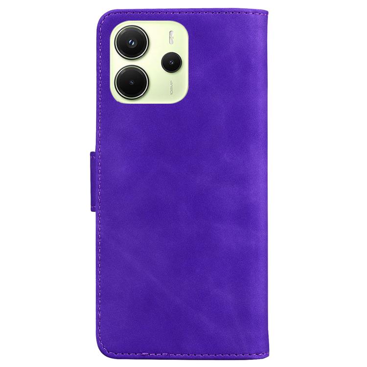 Skin Feel Pure Color Flip Leather Phone Case