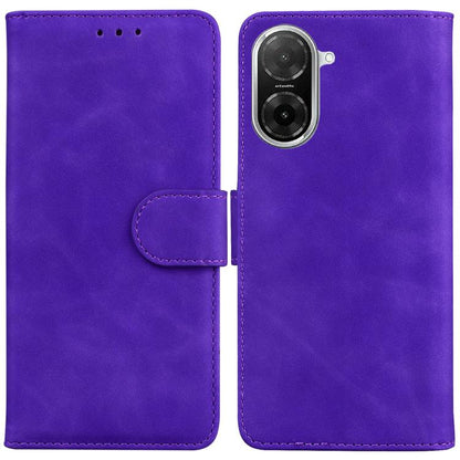 Skin Feel Pure Color Flip Leather Phone Case, For Redmi Note 15 Pro 5G Global 163.6mm, For Redmi 15C 5G / 4G EU 173mm / Poco C85 5G, For Redmi Turbo 4 Pro / Xiaomi Poco F7, For Redmi A5 4G 173.3mm