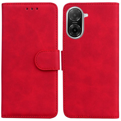 Skin Feel Pure Color Flip Leather Phone Case, For Redmi Note 15 Pro 5G Global 163.6mm, For Redmi 15C 5G / 4G EU 173mm / Poco C85 5G, For Redmi Turbo 4 Pro / Xiaomi Poco F7, For Redmi A5 4G 173.3mm