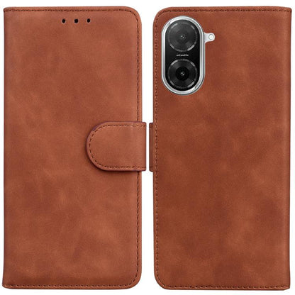 Skin Feel Pure Color Flip Leather Phone Case, For Redmi Note 15 Pro 5G Global 163.6mm, For Redmi 15C 5G / 4G EU 173mm / Poco C85 5G, For Redmi Turbo 4 Pro / Xiaomi Poco F7, For Redmi A5 4G 173.3mm