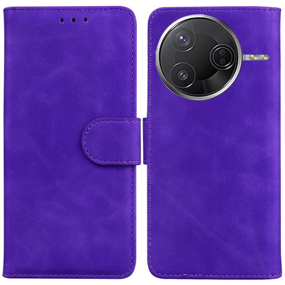Skin Feel Pure Color Flip Leather Phone Case, For Redmi K80 / K80 Pro / Xiaomi Poco F7 Pro, For Redmi Note 14 4G 164.84mm, For Redmi Turbo 4 / Xiaomi Poco X7 Pro, For Redmi Note 14 4G 163.25mm