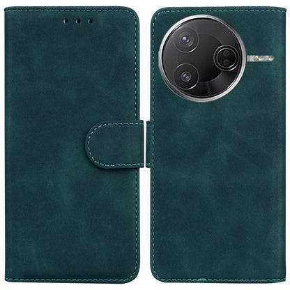 Skin Feel Pure Color Flip Leather Phone Case, For Redmi K80 / K80 Pro / Xiaomi Poco F7 Pro, For Redmi Note 14 4G 164.84mm, For Redmi Turbo 4 / Xiaomi Poco X7 Pro, For Redmi Note 14 4G 163.25mm