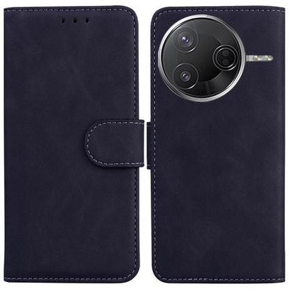 Skin Feel Pure Color Flip Leather Phone Case, For Redmi K80 / K80 Pro / Xiaomi Poco F7 Pro, For Redmi Note 14 4G 164.84mm, For Redmi Turbo 4 / Xiaomi Poco X7 Pro, For Redmi Note 14 4G 163.25mm