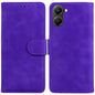 Skin Feel Pure Color Flip Leather Phone Case, For Redmi K80 / K80 Pro / Xiaomi Poco F7 Pro, For Redmi Note 14 4G 164.84mm, For Redmi Turbo 4 / Xiaomi Poco X7 Pro, For Redmi Note 14 4G 163.25mm