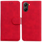 Skin Feel Pure Color Flip Leather Phone Case, For Redmi K80 / K80 Pro / Xiaomi Poco F7 Pro, For Redmi Note 14 4G 164.84mm, For Redmi Turbo 4 / Xiaomi Poco X7 Pro, For Redmi Note 14 4G 163.25mm