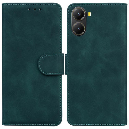 Skin Feel Pure Color Flip Leather Phone Case, For Redmi K80 / K80 Pro / Xiaomi Poco F7 Pro, For Redmi Note 14 4G 164.84mm, For Redmi Turbo 4 / Xiaomi Poco X7 Pro, For Redmi Note 14 4G 163.25mm