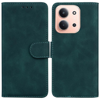Skin Feel Pure Color Flip Leather Phone Case